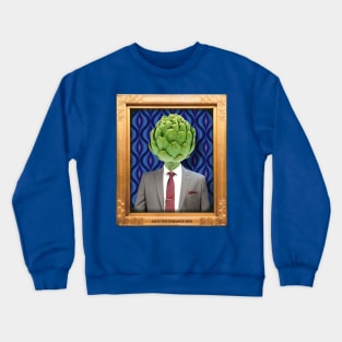 Artichoke Man in Vintage Frame Crewneck Sweatshirt